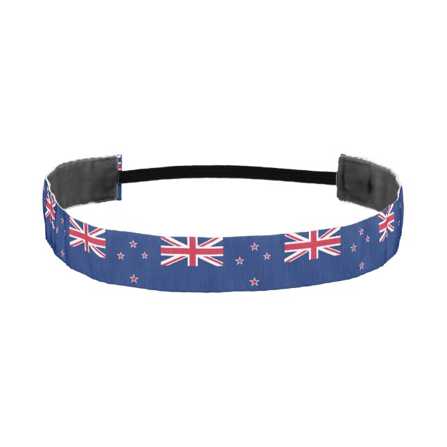 Non-Slip Headband with Flag of New Zealand (Front)