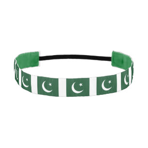 Non-Slip Headband with Flag of Pakistan