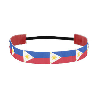 Non-Slip Headband with Flag of Philippines