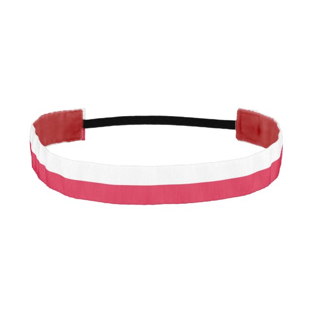 Non-Slip Headband with Flag of Poland (Front)