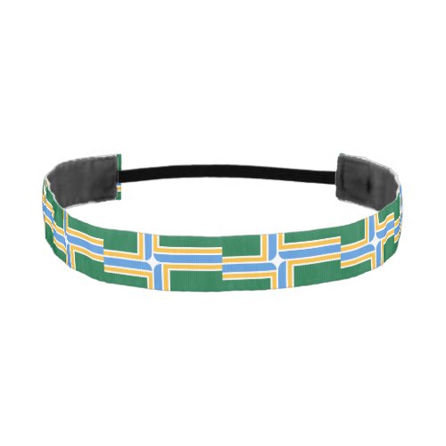 Non_Slip Headband with Flag of Portland USA