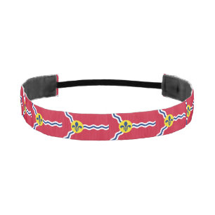 Non-Slip Headband with Flag of St. Louis, Missouri