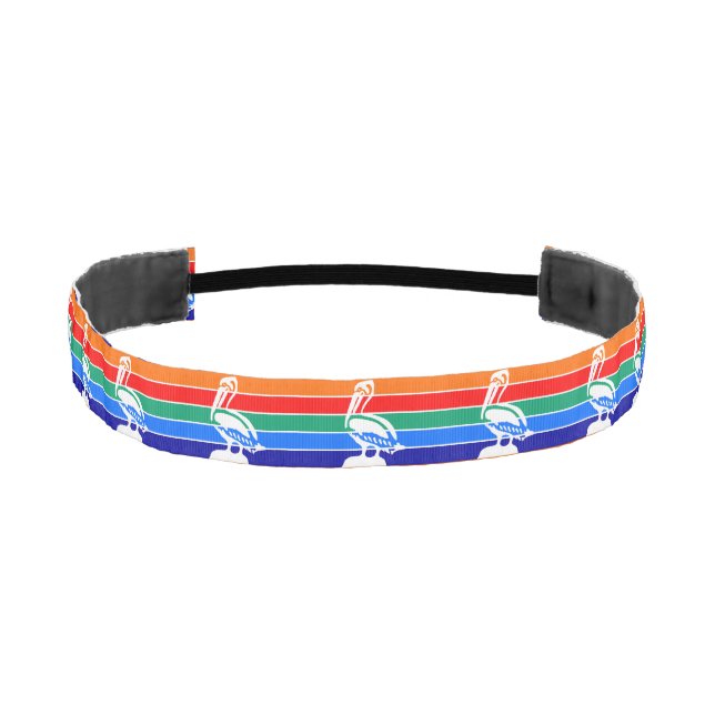 Non-Slip Headband with Flag of St. Petersburg (Front)