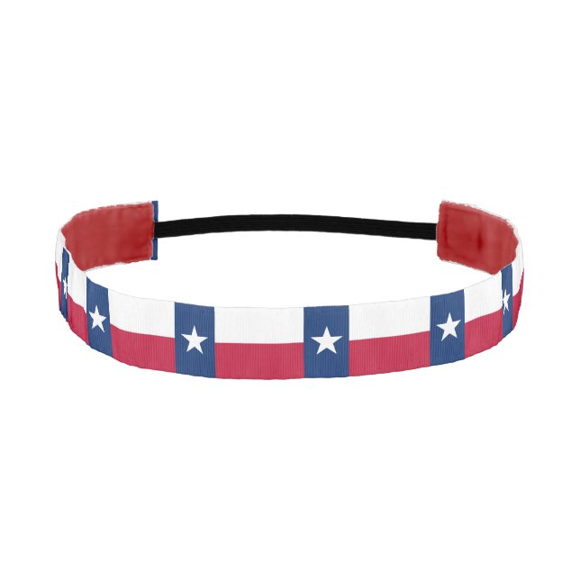 Non-Slip Headband with Flag of Texas State, USA (Front)