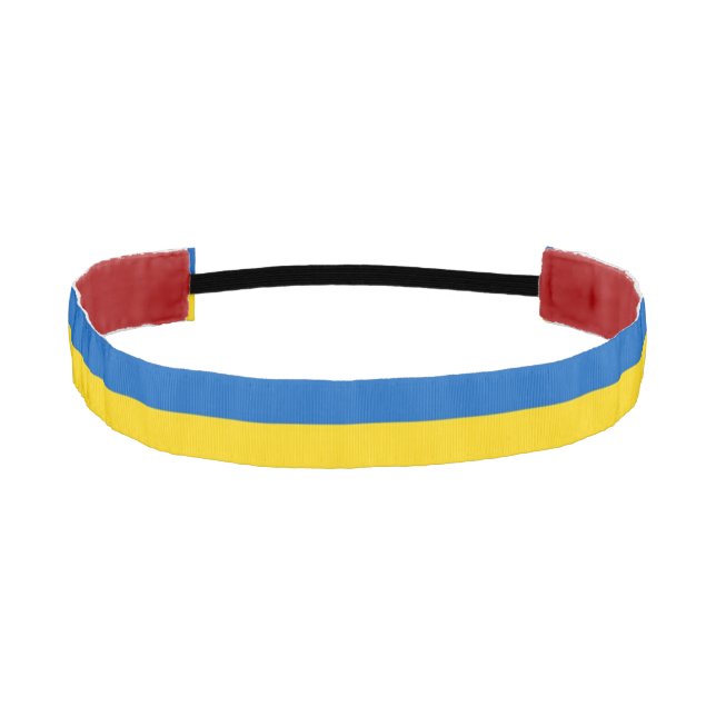 Non-Slip Headband with Flag of Ukraine (Front)
