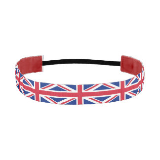 Non-Slip Headband with Flag of United Kingdom