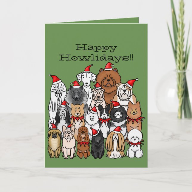 Non-Sporting Group Dogs Holiday Card (Front)