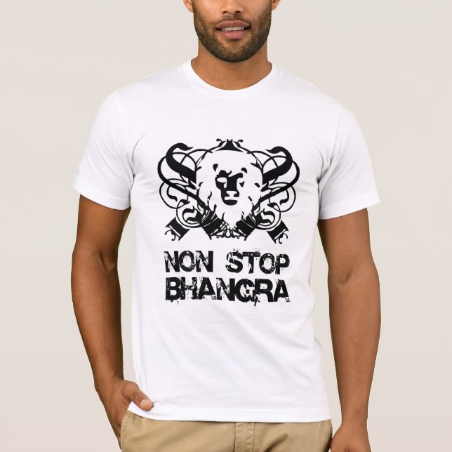 Non Stop Bhnagra Logo (Classic - Male) T-Shirt (Front)