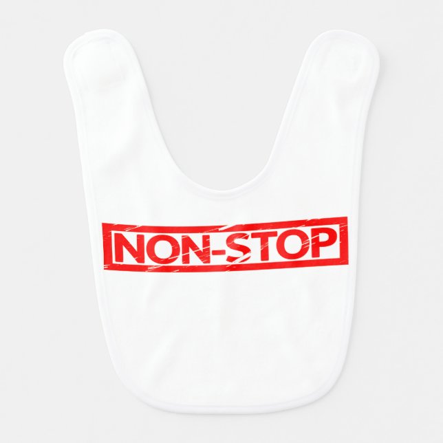 Non-stop Stamp Baby Bib (Front)