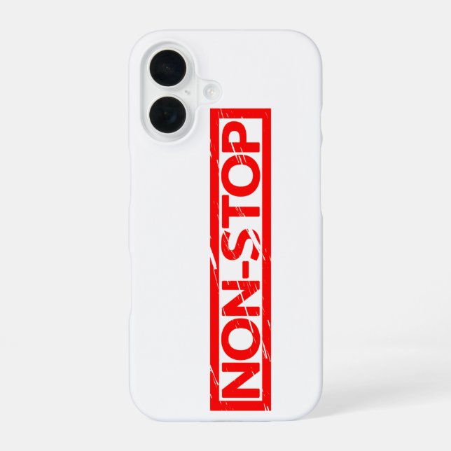 Non-stop Stamp Iphone Case (Back)