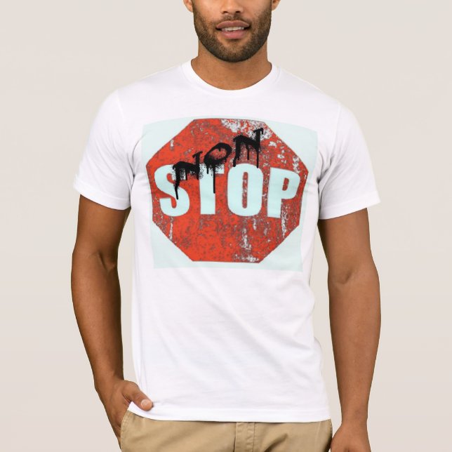 non-stop white t-shirt (Front)