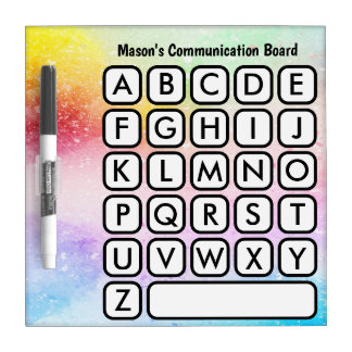 Non-Verbal Autistic, Apraxia Communication Board