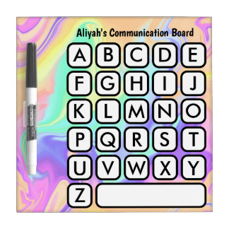 Non-Verbal Autistic, Apraxia Communication Board