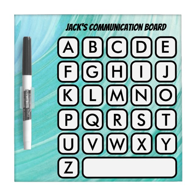 Non-Verbal Autistic, Apraxia Communication Board (Front)