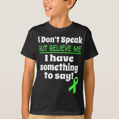 Non_Verbal Awareness Cerebral Palsy Brain Damage A T_Shirt