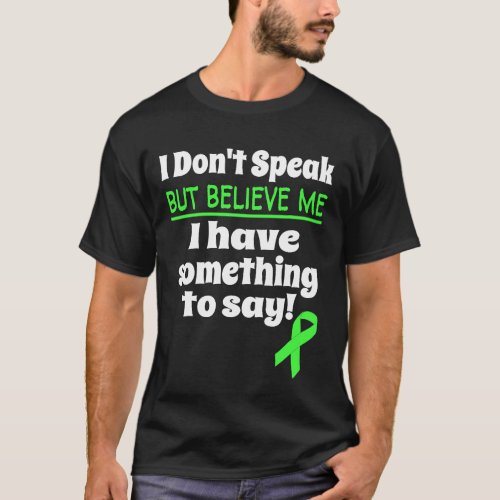 Non_Verbal Awareness Cerebral Palsy Brain Damage T_Shirt