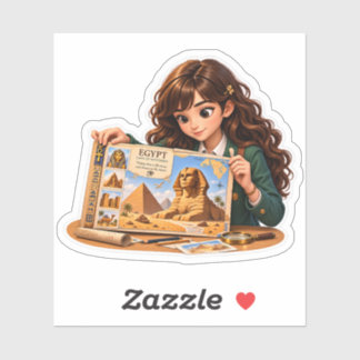 Nona’s Geography Lesson Sticker