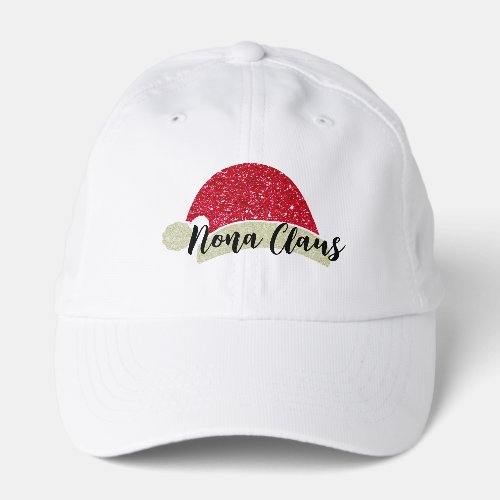 Nona Santa Hat - Grandma Christmas Photo Hat Gift