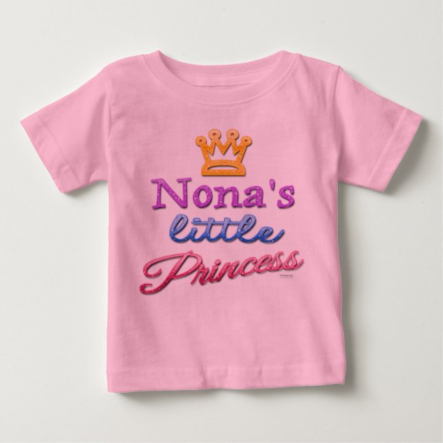 Nona's Little Princess Baby Toddler T-Shirt (Front)