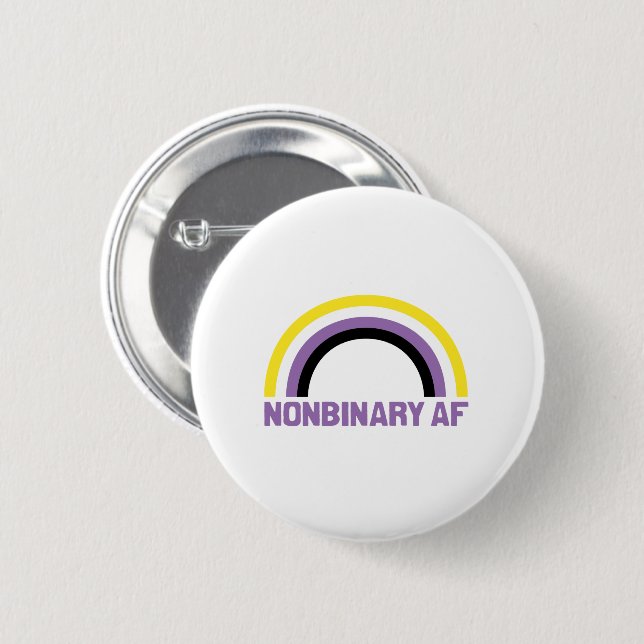 Nonbinary AF Button (Front & Back)