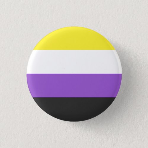 NonBinaryEnby Pride Flag Button