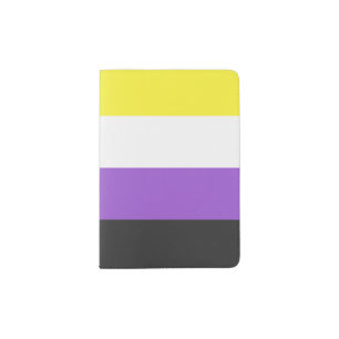 nonBinary flag Passport Holder