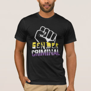 Nonbinary Gender Criminal T-Shirt