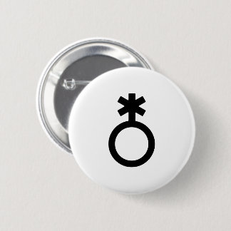 Nonbinary Gender Symbol Button