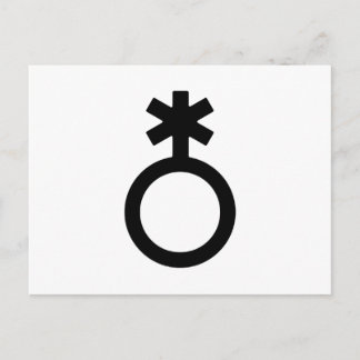 Nonbinary Gender Symbol Postcard