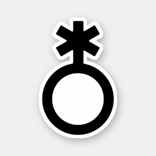 Nonbinary Gender Symbol Sticker
