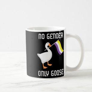 Nonbinary Goose No Gender Pride Flag Lgbtq Gay Pri Coffee Mug