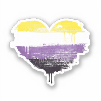 NONBINARY HEART STICKER