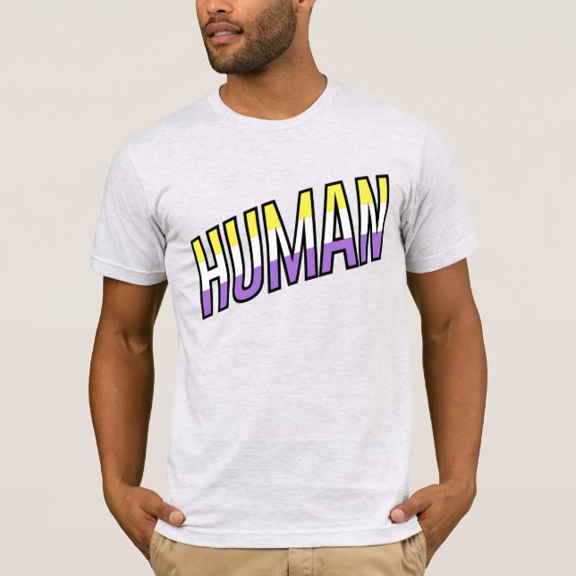 Nonbinary Human T-Shirt (Front)