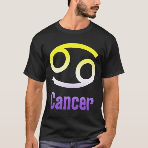 Nonbinary LGBTQ Cancer Zodiac Sign Astrology NB En T_Shirt