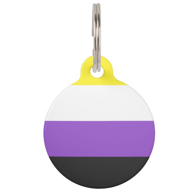 nonbinary pet ID tag (Front)