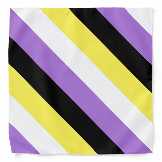 Nonbinary Pride Bandana (Front)