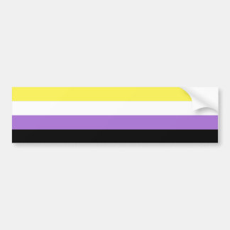 Nonbinary Pride Bumper Sticker