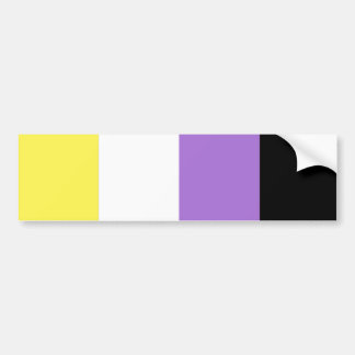 Nonbinary Pride Bumper Sticker