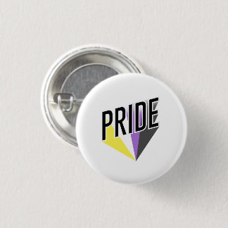 Nonbinary Pride Burst Button