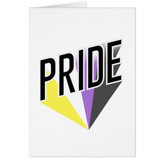 Nonbinary Pride Burst Cards (Front)