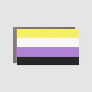 Nonbinary Pride Car Magnet