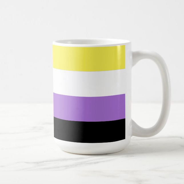 Nonbinary Pride Coffee Mug (Right)