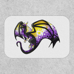 Nonbinary Pride Dragon Patch