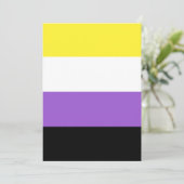 Nonbinary Pride Flag (Standing Front)