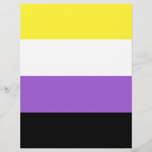 Nonbinary Pride Flag (Front)