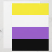 Nonbinary Pride Flag (Front/Back)