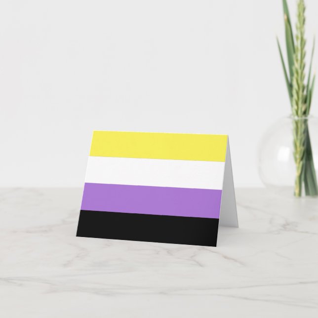 Nonbinary Pride Flag Announcement (Front)