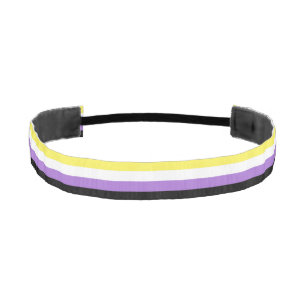 Nonbinary Pride Flag Athletic Headband