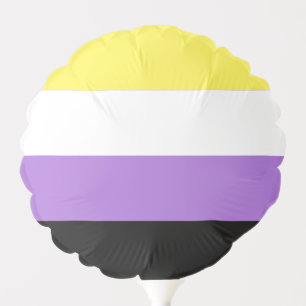 Nonbinary Pride Flag Balloon