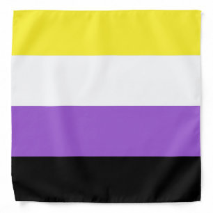 Nonbinary Pride Flag Bandana